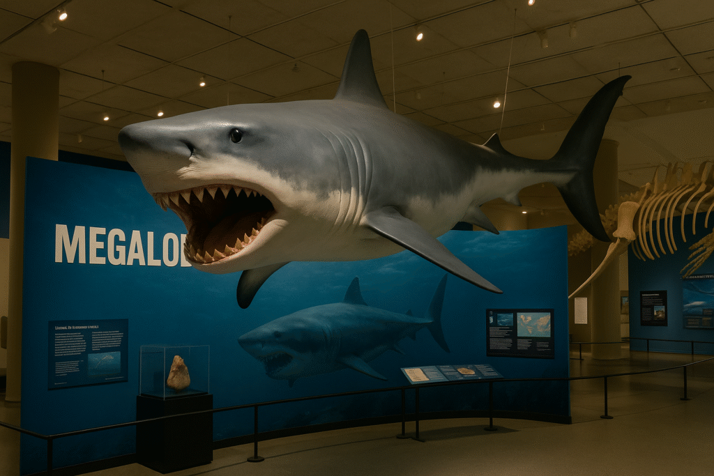 megalodon museum exhibit